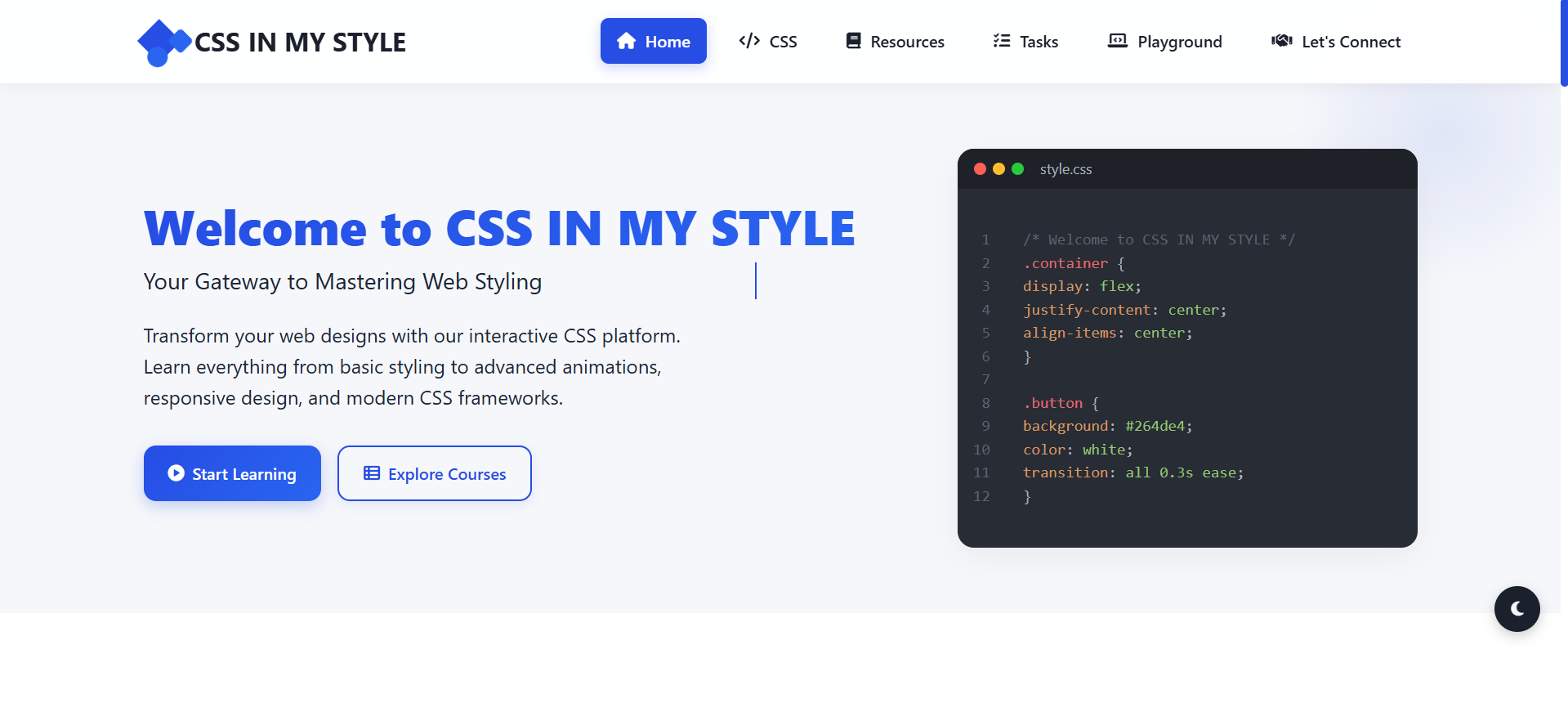 CSS IN MY STYLE